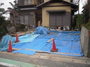 東区香住ヶ丘　I様邸　駐車場増設工事