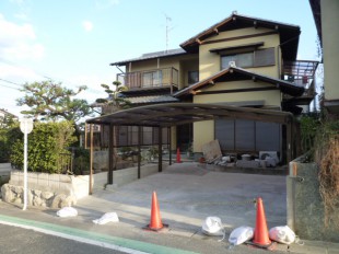 東区香住ヶ丘　I様邸　駐車場増設工事