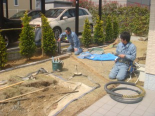 筑紫野市美しが丘南　S様邸　植栽工事