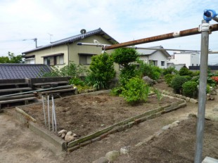 福岡県糟屋郡志免町　S様邸　造園工事