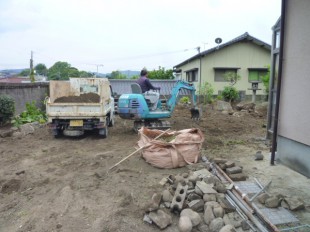 福岡県糟屋郡志免町　S様邸　造園工事