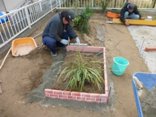 植え込み、花壇工事