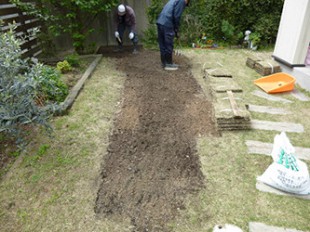 太宰府市　芝張り替え