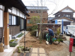 唐津市浜玉町　造園工事