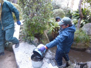 中央区薬院　造園工事