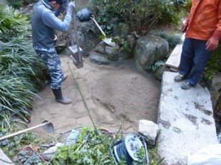 中央区薬院　造園工事