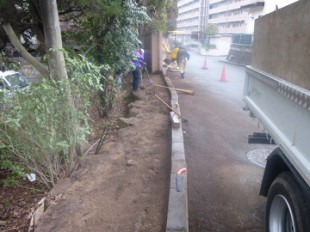 筑紫野市湯町　大丸別荘植込み